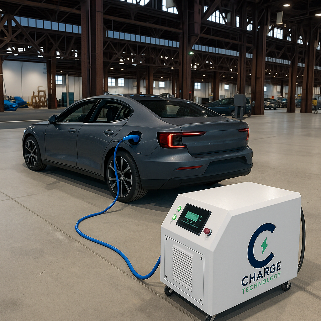Mobile EV charging for electric vehicle manufacturers