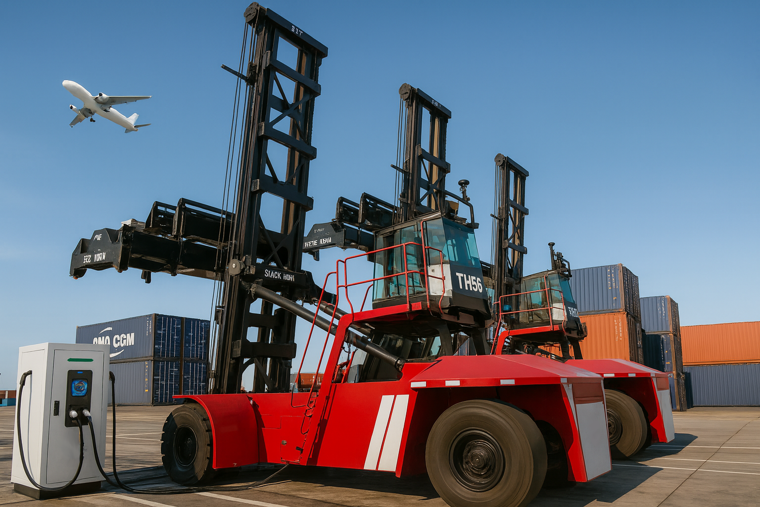 Port electrification EV charging