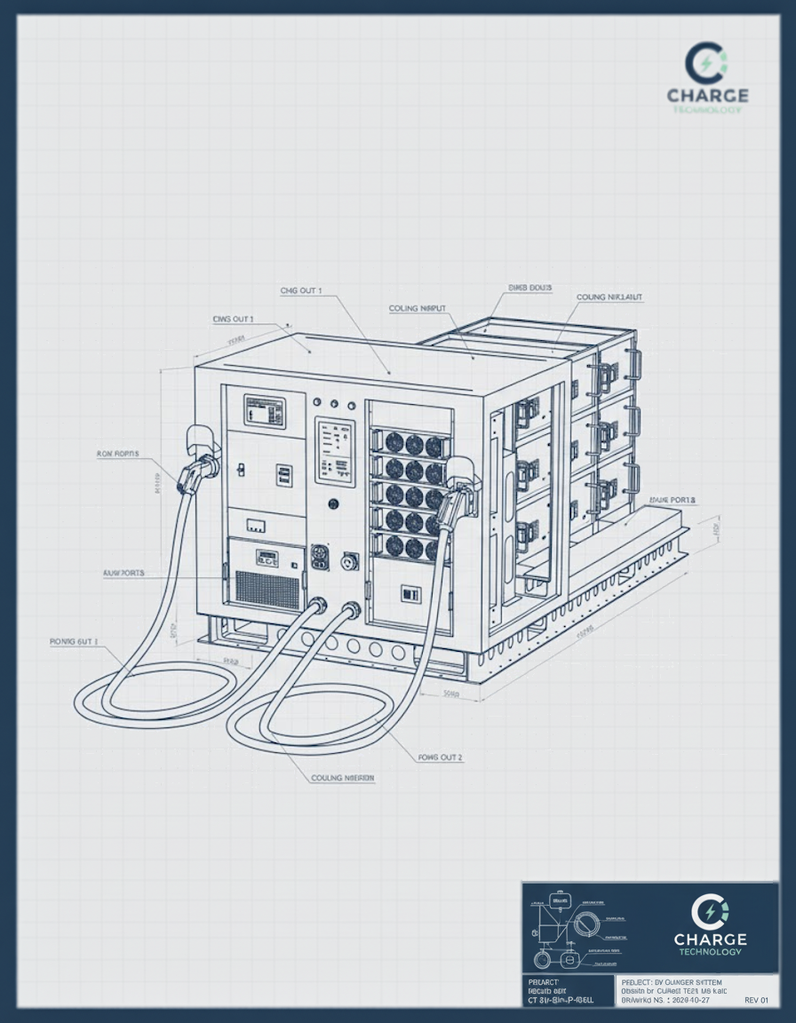 Custom off-grid EV charging station