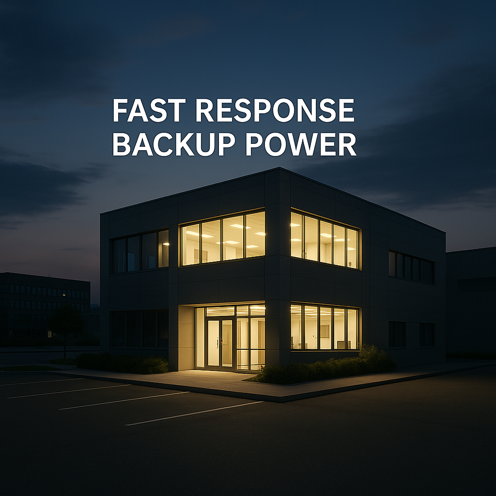 BESS – fast response backup power BESS - fast response backup power